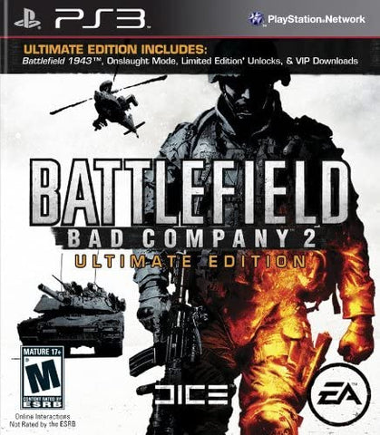 Battlefield Bad Company 2 Ultimate Edition PS3 New