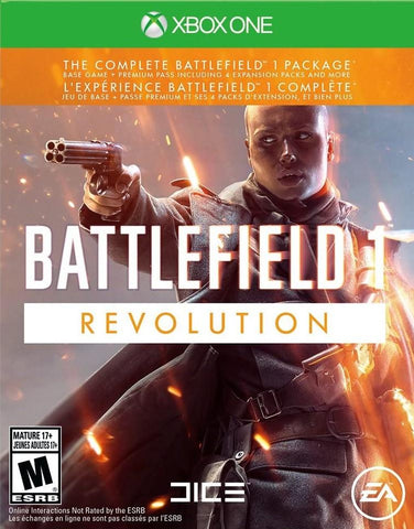 Battlefield 1 Revolution Xbox One New