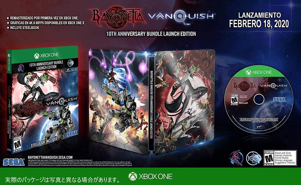 Bayonetta and Vanquish 10Th Anniversary Bundle Steelbook Launch