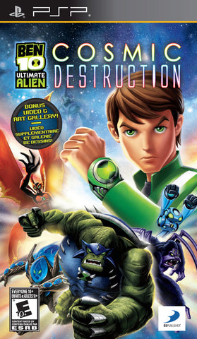 Ben 10 Ultimate Alien Cosmic Destruction PSP Used