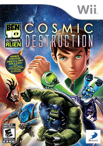Ben 10 Ultimate Alien Cosmic Destruction Wii Used