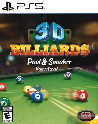 3D Billiards Pool & Snooker Remastered PS5 Used
