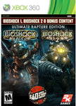 Bioshock Ultimate Rapture Edition Bioshock 1 and 2 360 Used
