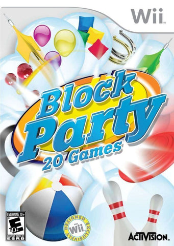 Block Party 20 Games Wii Used