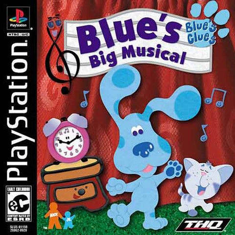 Blues Clues Blue's Big Musical PS1 Used