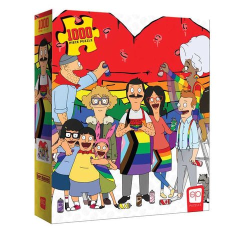 Bobs Burgers Pride Deluxe 1000 Piece Puzzle New