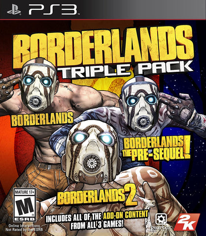 Borderlands Triple Pack PS3 New