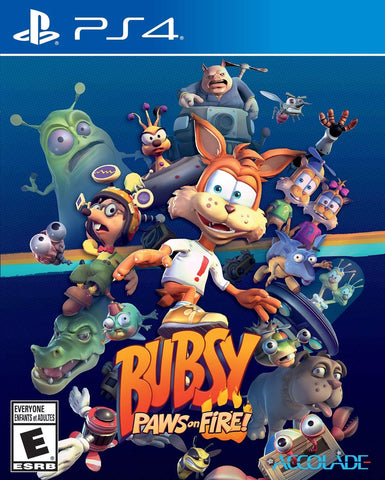 Bubsy Paws On Fire Limited Edition PS4 New