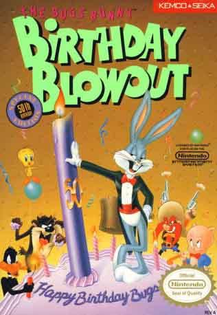 Bugs Bunny Birthday Blowout NES Used Cartridge Only