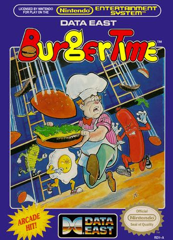 BurgerTime NES Used Cartridge Only