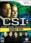 CSI Deadly Intent Wii Used