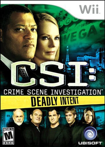CSI Deadly Intent Wii Used