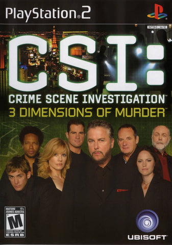 CSI 3 Dimensions Of Murder PS2 Used