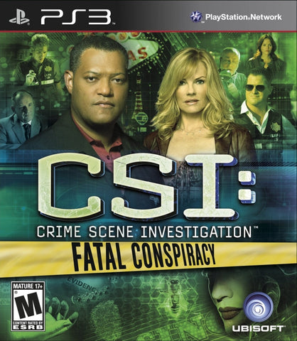 CSI Fatal Conspiracy PS3 Used
