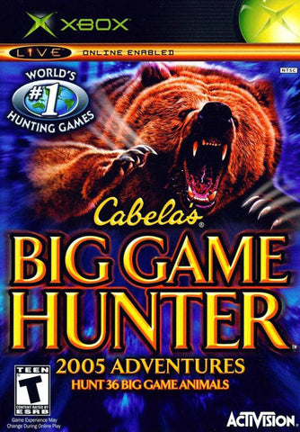Cabelas Big Game Hunter 2005 Adventures Xbox Used
