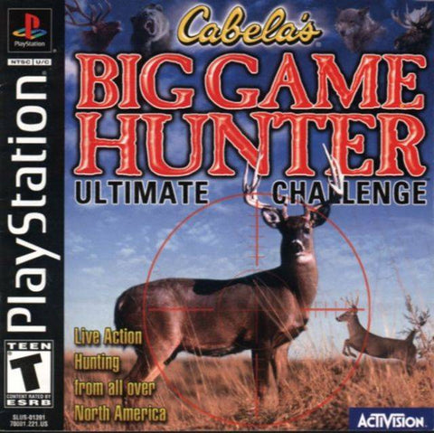 Cabelas Big Game Hunter Ultimate Challenge PS1 Used
