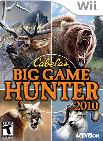 Cabelas Big Game Hunter 2010 Wii Used
