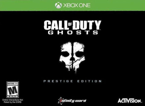 Call Of Duty Ghosts Prestige Edition with Camera Case Strap Steelbook DLC Now Expired Xbox One Used