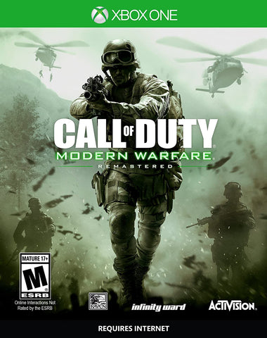 Call of Duty Modern Warfare Remastered Xbox One Used