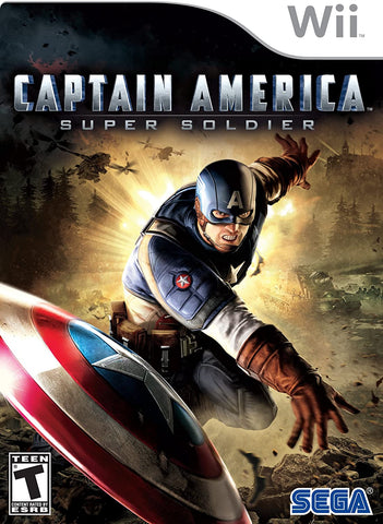 Captain America Super Soldier Wii Used
