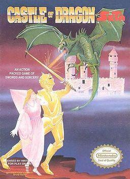 Castle of Dragon NES Used Cartridge Only