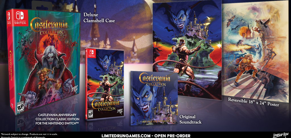 Castlevania Anniversary Collection Bloodlines Edition LRG Switch
