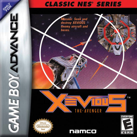 Classic NES Series Xevious Gameboy Advance Used Cartridge Only