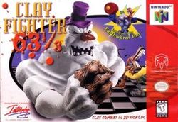Clay Fighter 63 1/3 N64 Used Cartridge Only