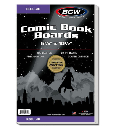 Comic Backer Boards Regular BCW 100