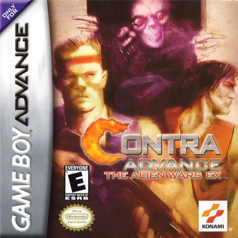Contra Advance The Alien Wars Ex Gameboy Advance Used Cartridge Only