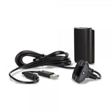 360 Controller Charge Kit Cable and Battery Black Tomee New