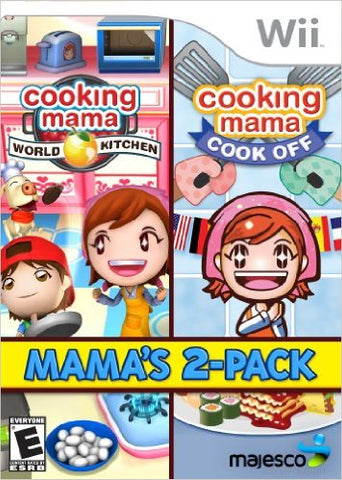 Cooking Mama 2 Pack Wii Used