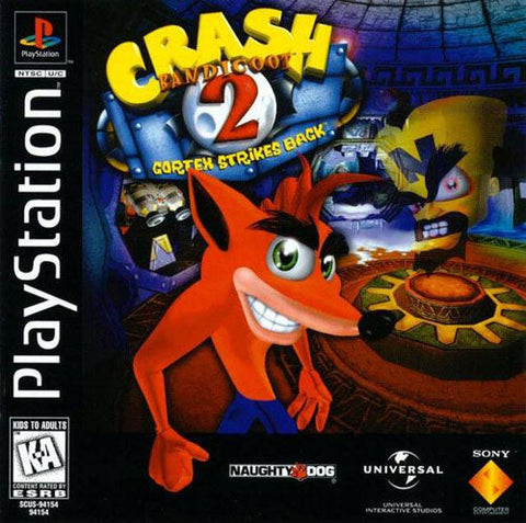 Crash Bandicoot 2 Cortex Strikes Back PS1 Used