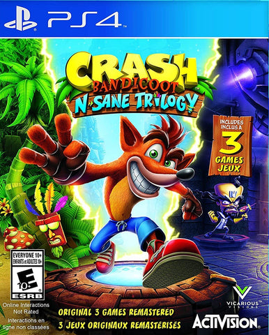 Crash Bandicoot N Sane Trilogy PS4 New