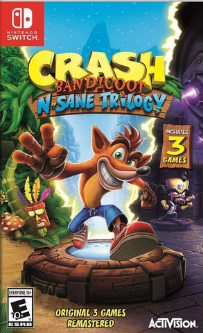 Crash Bandicoot N Sane Trilogy Switch Used