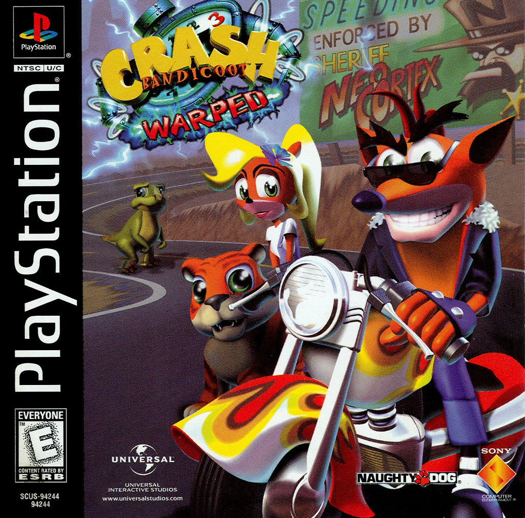 Crash Bandicoot 3 Warped PS1 Used Iceman Video Games