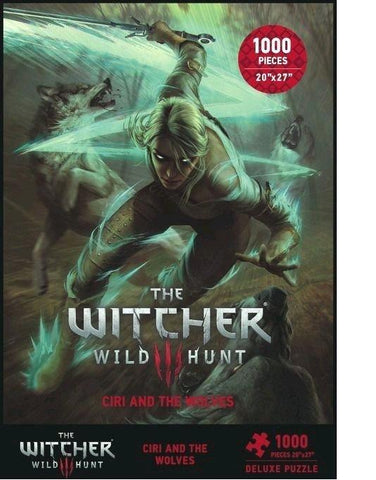 The Witcher 3 Ciri & The Wolves 1000 Piece Puzzle New