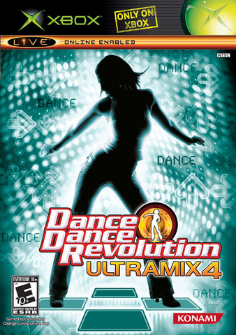 Dance Dance Revolution Ultramix 4 Game Only Mat Required Xbox Used