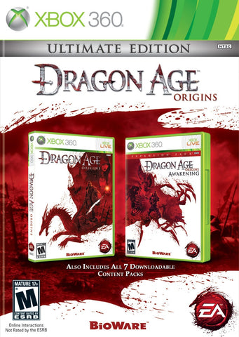 Dragon Age Origins Ultimate Edition DLC On Disc 360 Used