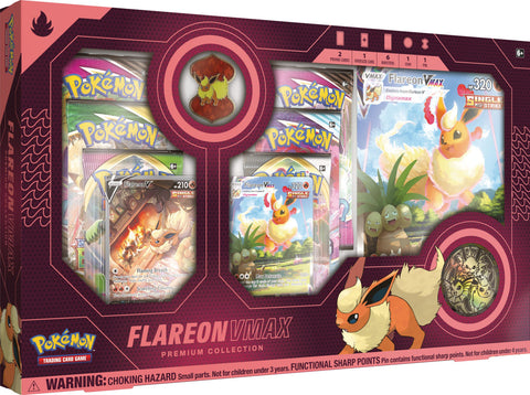 Pokemon VMAX Eevee Evolution Flareon Special Collection