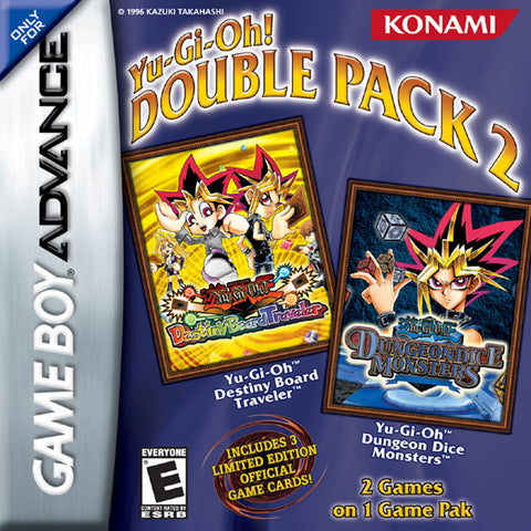 Yu-Gi-Oh Double Pack 2 (Destiny Board Traveler & Dungeon Dice Monsters) Gameboy Advance Used Cartridge Only