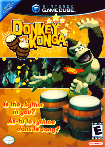Donkey Konga Game Only Bongos Recommended GameCube Used