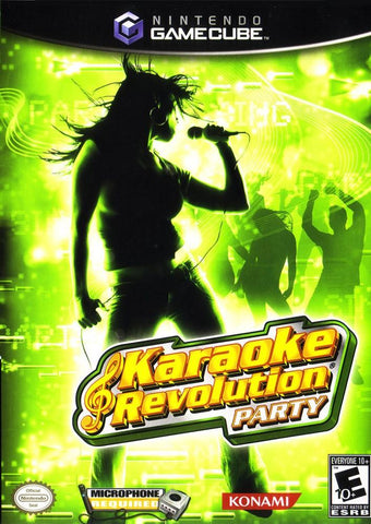 Karaoke Revolution Party Game Only Mic Required GameCube Used