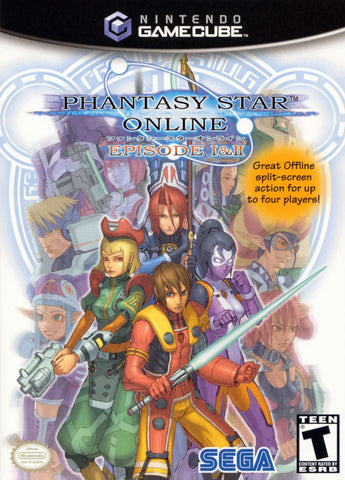 Phantasy Star Online I & II GameCube Used