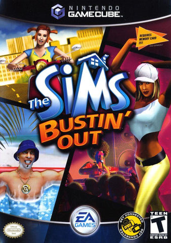 Sims Bustin Out GameCube Used