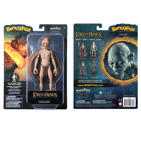 Lord Of The Rings Gollum Bendyfig Noble Toys Figure New