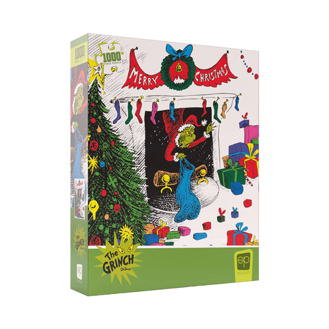 Dr. Seuss Merry Grinchmas 1000 Piece Puzzle New