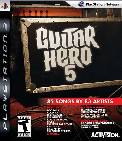 Guitar Hero 5 Guitar Required PS3 Used