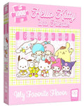 Hello Kitty and Friends My Favorite Flavor 1000 Piece Puzzle New