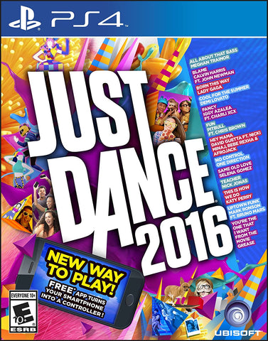 Just Dance 2016 PS Move Or Smart Phone Required PS4 Used